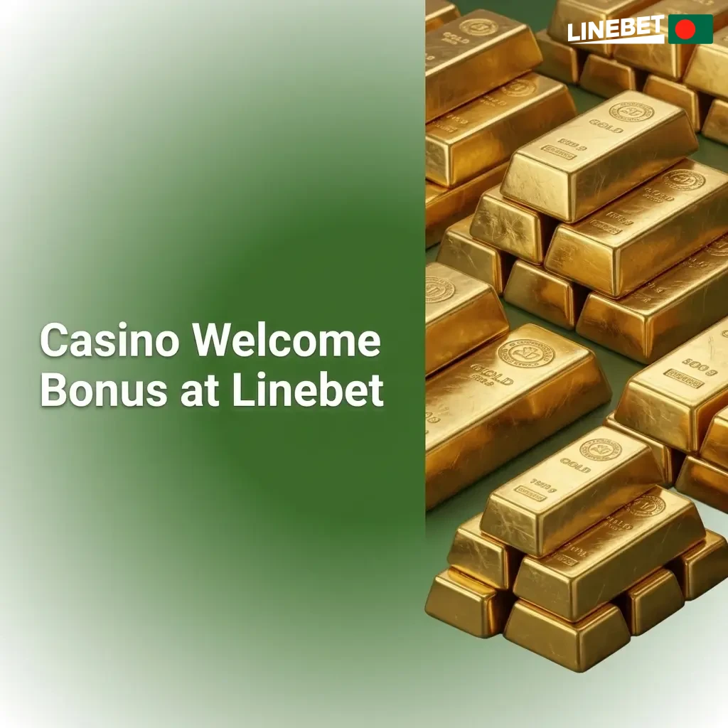 Linebet casino welcome bonus 100% match up to 222,132 BDT plus 150 free spins for new players in Bangladesh