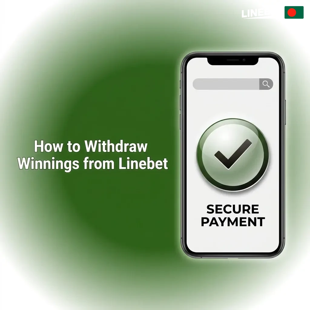Linebet withdrawal process in Bangladesh showing steps to cash out winnings via bKash, Nagad, or bank transfer