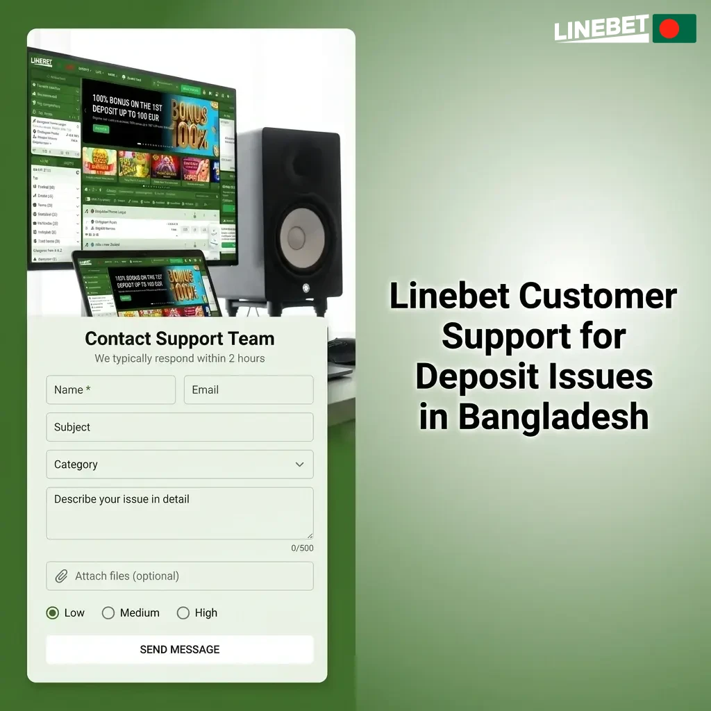 Linebet customer support channels for deposit issues in Bangladesh including live chat, email, Telegram, and Help Centre