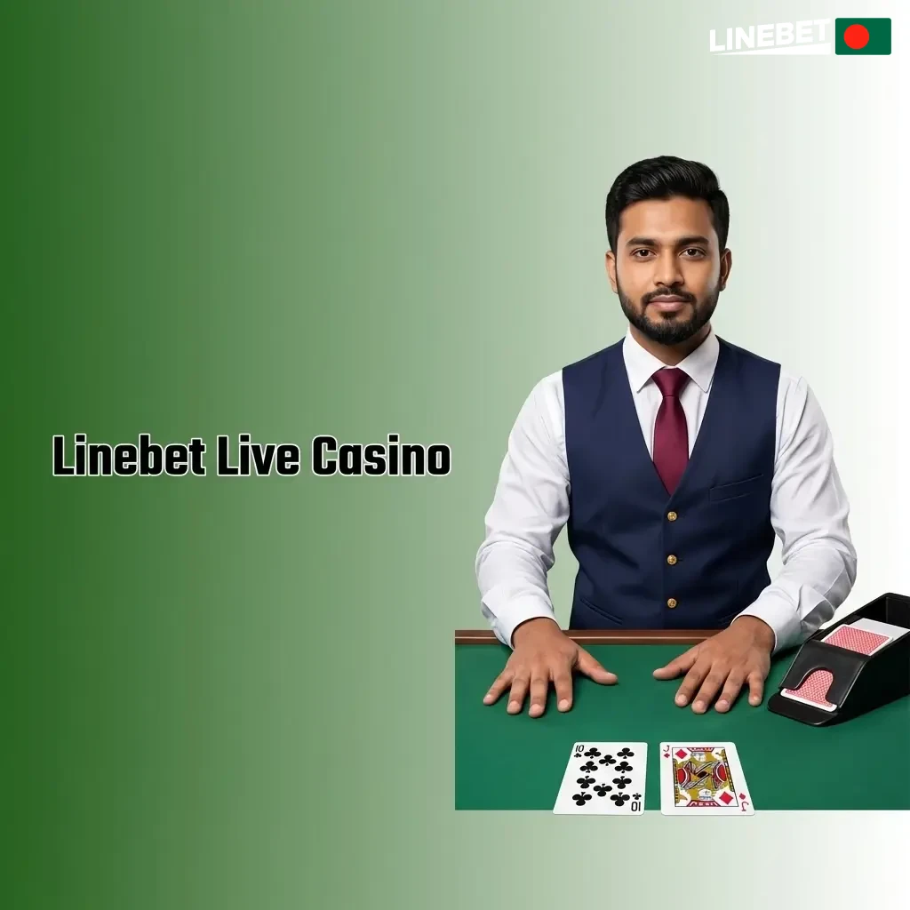 Linebet Live Casino with HD streaming dealers offering Roulette, Blackjack, Baccarat, Andar Bahar, and Game Shows