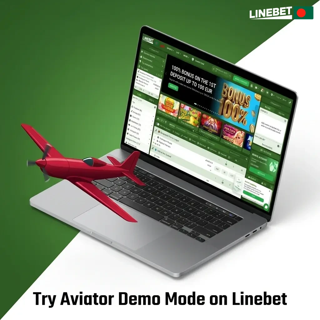Aviator demo mode on Linebet lets you practice with virtual credits, no real money risk, with full game features access.
